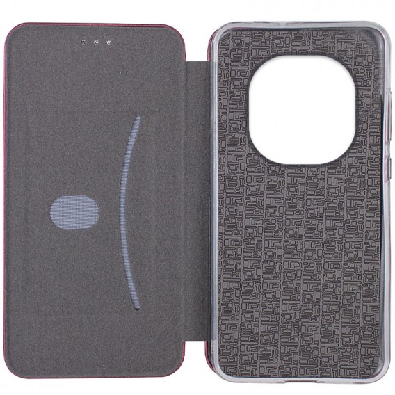 Шкіряний чохол-книжка Classy для Xiaomi Redmi Note 14 Pro 5G / 14 Pro+ 5G Бордовий