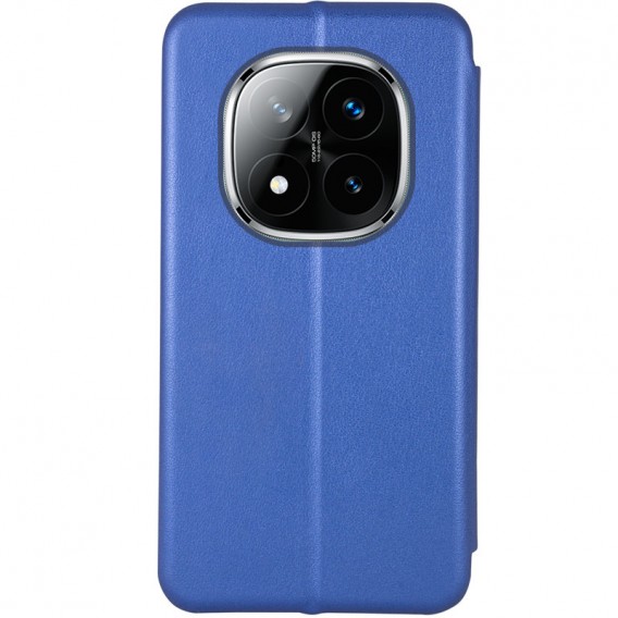 Кожаный чехол-книжка Classy для Xiaomi Redmi Note 14 Pro 5G / 14 Pro+ 5G Синий