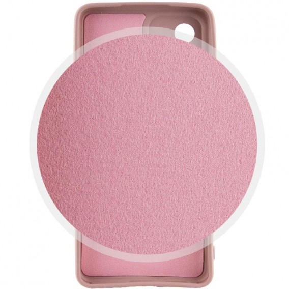 Чохол Silicone Cover Lakshmi Full Camera (AA) для Samsung Galaxy A56 5G Рожевий / Pink Sand