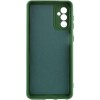 Чохол TPU GETMAN Liquid Silk Full Camera для Samsung Galaxy A56 5G Зелений / Dark green