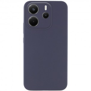 Чохол Silicone Cover Lakshmi Full Camera (AAA) для Xiaomi Redmi Note 14 4G (Int. version) Сірий / Dark Gray