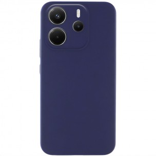 Чохол Silicone Cover Lakshmi Full Camera (AAA) для Xiaomi Redmi Note 14 4G (Int. version) Темно-синій / Midnight blue
