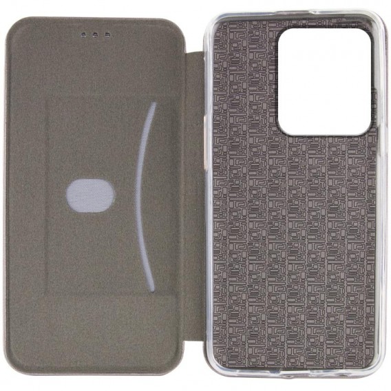 Шкіряний чохол-книжка Classy для Motorola Moto G75 5G Сірий