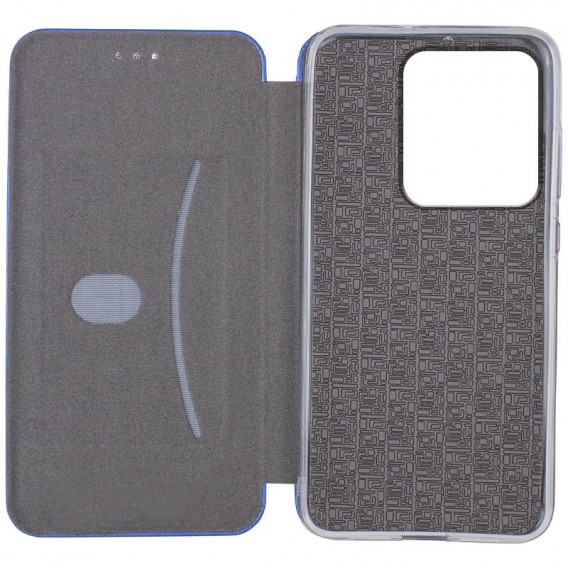 Шкіряний чохол-книжка Classy для Motorola Moto G75 5G Синій