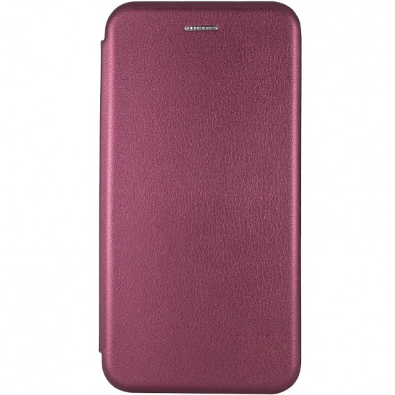 Кожаный чехол-книжка Classy для Oppo A60 4G Бордовый