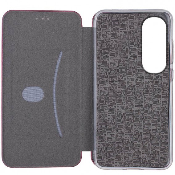 Кожаный чехол-книжка Classy для Oppo A60 4G Бордовый