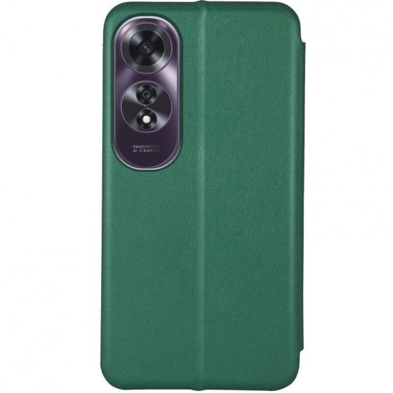 Шкіряний чохол-книжка Classy для Oppo A60 4G Зелений