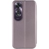 Кожаный чехол-книжка Classy для Oppo A60 4G Серый