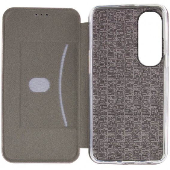 Кожаный чехол-книжка Classy для Oppo A60 4G Серый