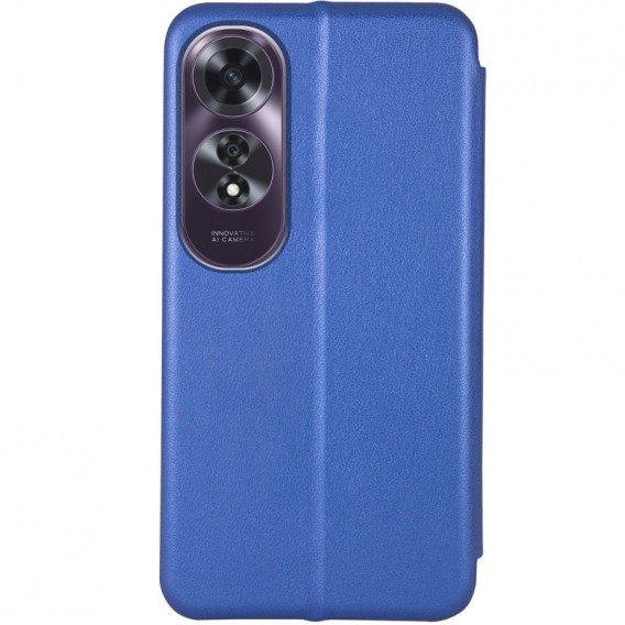 Шкіряний чохол-книжка Classy для Oppo A60 4G Синій