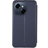 Шкіряний чохол-книжка Classy для TECNO Spark Go 1 (KL4) / Spark Go 2025 Темно-синій