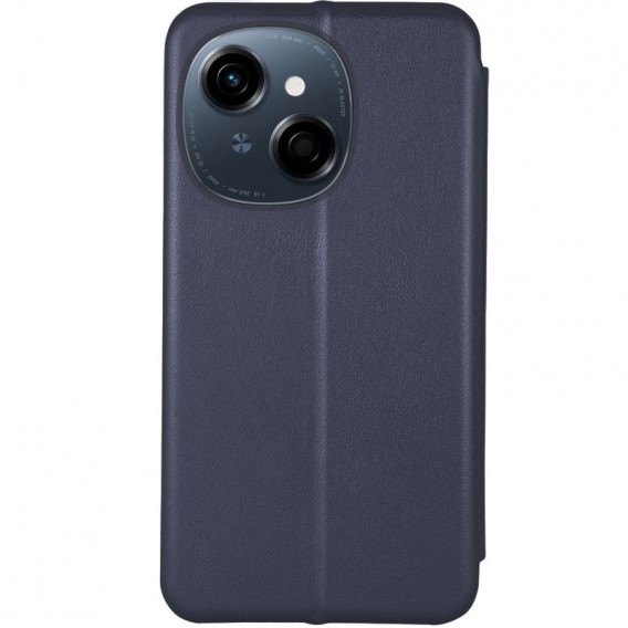 Шкіряний чохол-книжка Classy для TECNO Spark Go 1 (KL4) / Spark Go 2025 Темно-синій