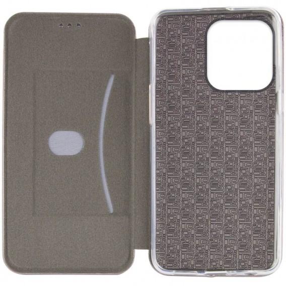 Шкіряний чохол-книжка Classy для Xiaomi Redmi Note 14 4G (Int. version) Сірий