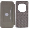 Шкіряний чохол-книжка Classy для Xiaomi Redmi Note 14 Pro 4G Сірий