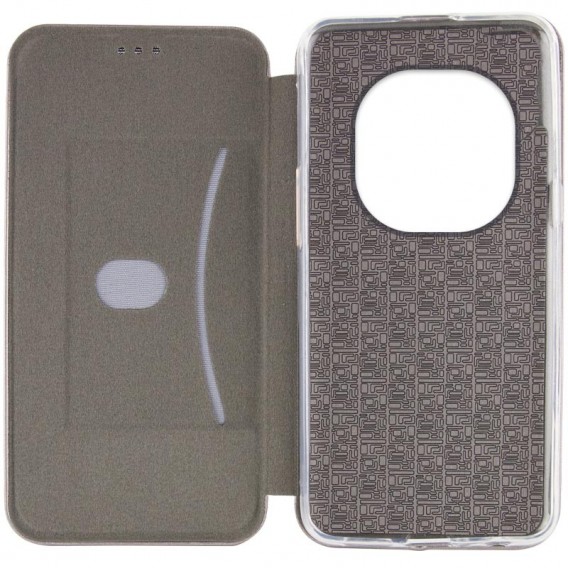 Шкіряний чохол-книжка Classy для Xiaomi Redmi Note 14 Pro 4G Сірий