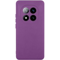 Чохол Silicone Cover Lakshmi Full Camera (AAA) для Xiaomi Redmi Note 14 Pro 4G Сливовий / Purple