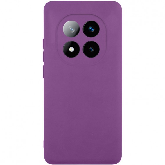 Чехол Silicone Cover Lakshmi Full Camera (AAA) для Xiaomi Redmi Note 14 Pro 4G Сливовый / Purple