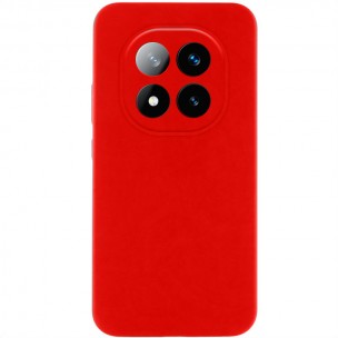 Чехол Silicone Cover Lakshmi Full Camera (AAA) для Xiaomi Redmi Note 14 Pro 4G Красный / Red
