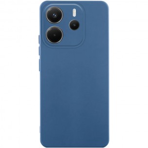 Чехол Silicone Cover Lakshmi Full Camera (AA) для Xiaomi Redmi Note 14 4G (Int. version) Синий / Navy Blue