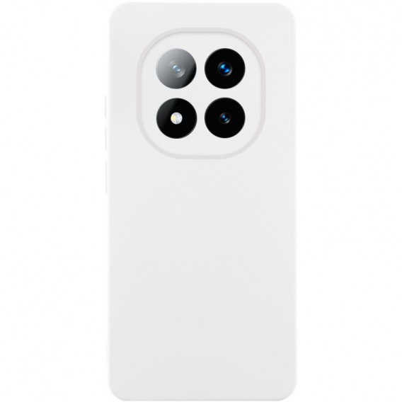 Чехол Silicone Cover Lakshmi Full Camera (AA) для Xiaomi Redmi Note 14 Pro 4G/5G Белый / White