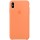 Чохол Silicone case (AAA) для Apple iPhone XS Max (6.5") Помаранчевий / Papaya