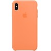 Чохол для Apple iPhone XS Max (6.5") Silicone case (AAA) (Помаранчевий / Papaya)