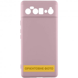 Чехол TPU GETMAN Liquid Silk Full Camera для Xiaomi Redmi Note 14 Pro 4G Розовый / Pink Sand