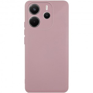 Чехол TPU GETMAN Liquid Silk Full Camera для Xiaomi Redmi Note 14 4G (Int. version) Розовый / Pink Sand