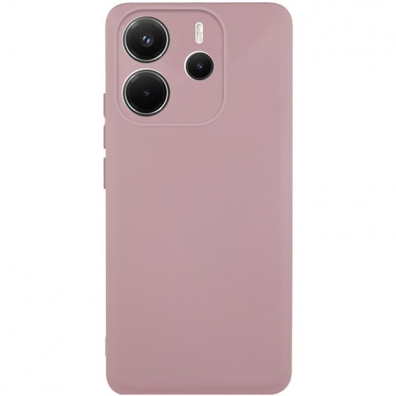 Чехол TPU GETMAN Liquid Silk Full Camera для Xiaomi Redmi Note 14 4G (Int. version) Розовый / Pink Sand