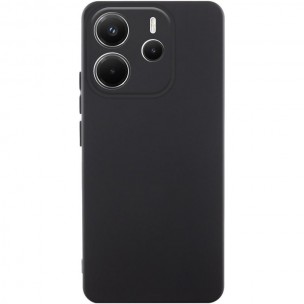Чохол TPU GETMAN Liquid Silk Full Camera для Xiaomi Redmi Note 14 4G (Int. version) Чорний / Black