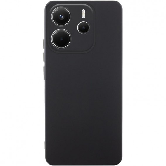 Чохол TPU GETMAN Liquid Silk Full Camera для Xiaomi Redmi Note 14 4G (Int. version) Чорний / Black