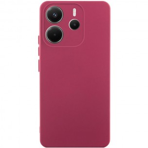 Чехол TPU GETMAN Liquid Silk Full Camera для Xiaomi Redmi Note 14 4G (Int. version) Бордовый / Marsala Чехол TPU GETMAN Liquid Silk Full Camera для Xiaomi Redmi Note 14 4G (Int. version) Бордовый / Marsala