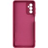 Чехол TPU GETMAN Liquid Silk Full Camera для Samsung Galaxy M34 5G Бордовый / Marsala