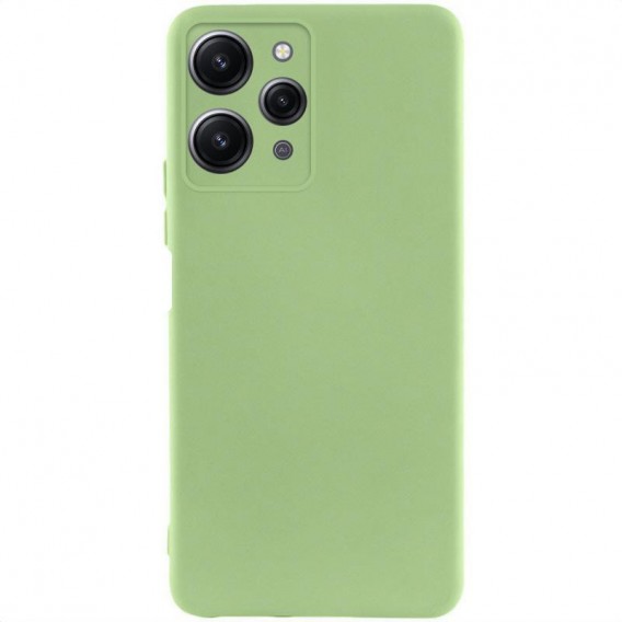 Чохол TPU GETMAN Liquid Silk Full Camera для Xiaomi Redmi 12 Зелений / Pistachio