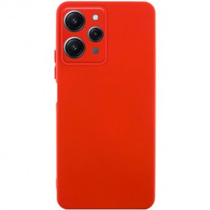 Чехол TPU GETMAN Liquid Silk Full Camera для Xiaomi Redmi 12 Красный / Red