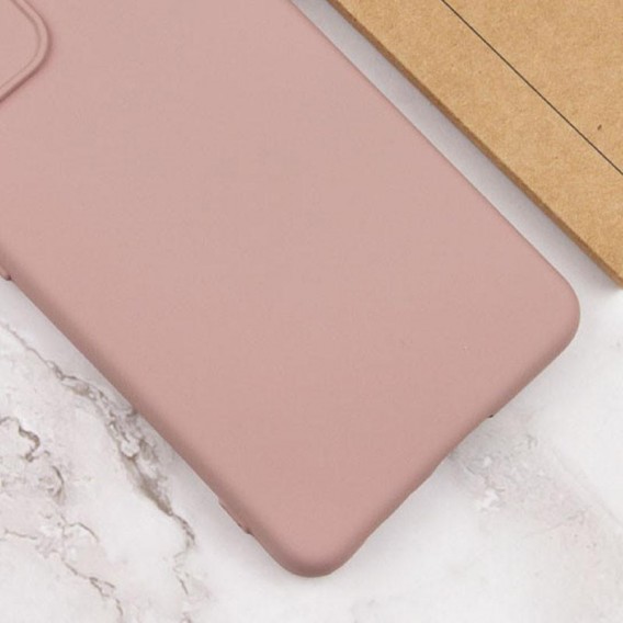 Чохол TPU GETMAN Liquid Silk Full Camera для Xiaomi Redmi 12 Рожевий / Pink Sand