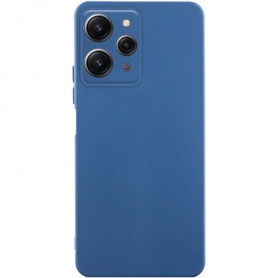 Чохол TPU GETMAN Liquid Silk Full Camera для Xiaomi Redmi 12 Синій / Navy Blue Чохол TPU GETMAN Liquid Silk Full Camera для Xiaomi Redmi 12 Синій / Navy Blue