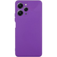 Чохол TPU GETMAN Liquid Silk Full Camera для Xiaomi Redmi 12 Фіолетовий / Purple