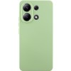 Чехол TPU GETMAN Liquid Silk Full Camera для Xiaomi Redmi Note 13 4G Зеленый / Pistachio