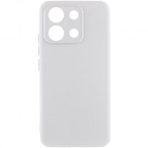 Чехол TPU GETMAN Liquid Silk Full Camera для Xiaomi Redmi Note 13 Pro 4G / Poco M6 Pro 4G / Note 14S Белый / White