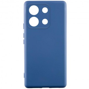 Чехол TPU GETMAN Liquid Silk Full Camera для Xiaomi Redmi Note 13 Pro 4G / Poco M6 Pro 4G / Note 14S Синий / Navy Blue