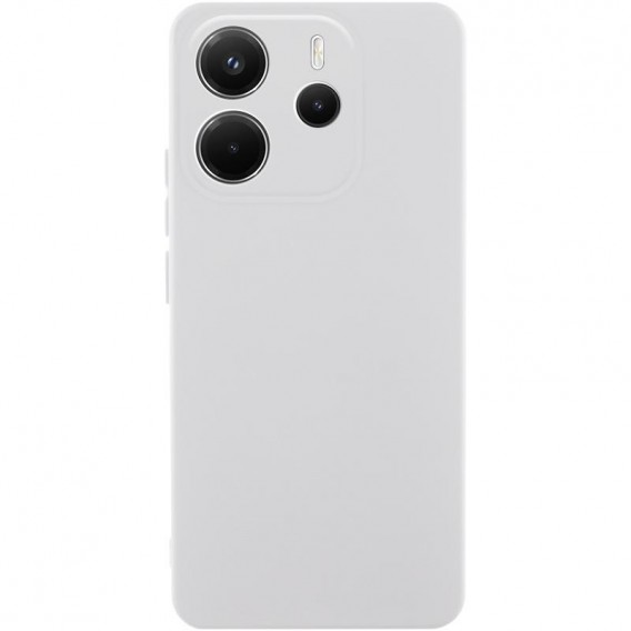 Чохол TPU GETMAN Liquid Silk Full Camera для Xiaomi Redmi Note 14 4G (Europe version) Білий / White