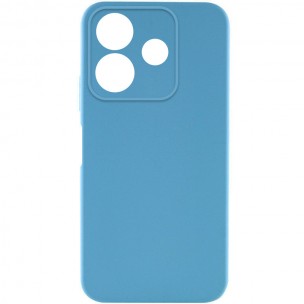 Чохол TPU GETMAN Liquid Silk Full Camera для Xiaomi Redmi Note 14 5G Блакитний / Blue