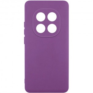 Чехол TPU GETMAN Liquid Silk Full Camera для Xiaomi Redmi Note 14 Pro+ 5G Фиолетовый / Grape