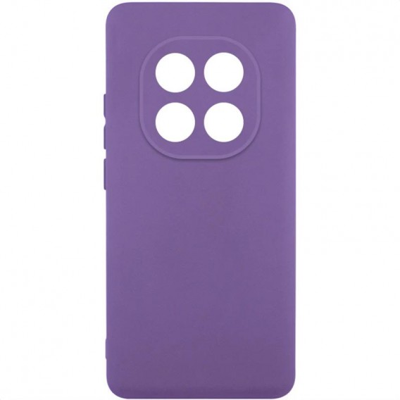 Чехол TPU GETMAN Liquid Silk Full Camera для Xiaomi Redmi Note 14 Pro+ 5G Фиолетовый / Amethyst