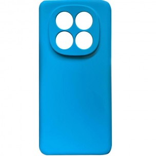 Чехол TPU GETMAN Liquid Silk Full Camera для Xiaomi Redmi Note 14 Pro+ 5G Голубой / Blue