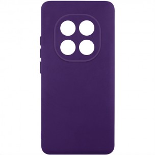 Чохол TPU GETMAN Liquid Silk Full Camera для Xiaomi Redmi Note 14 Pro 5G Темно фіолетовий / Dark Purple