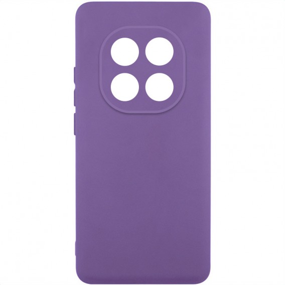 Чехол TPU GETMAN Liquid Silk Full Camera для Xiaomi Redmi Note 14 Pro 5G Фиолетовый / Amethyst