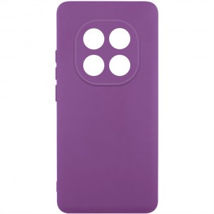 Чехол TPU GETMAN Liquid Silk Full Camera для Xiaomi Redmi Note 14 Pro 5G Фиолетовый / Grape