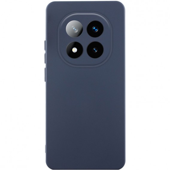Чохол TPU GETMAN Liquid Silk Full Camera для Xiaomi Redmi Note 14 Pro 5G Синій / Midnight blue